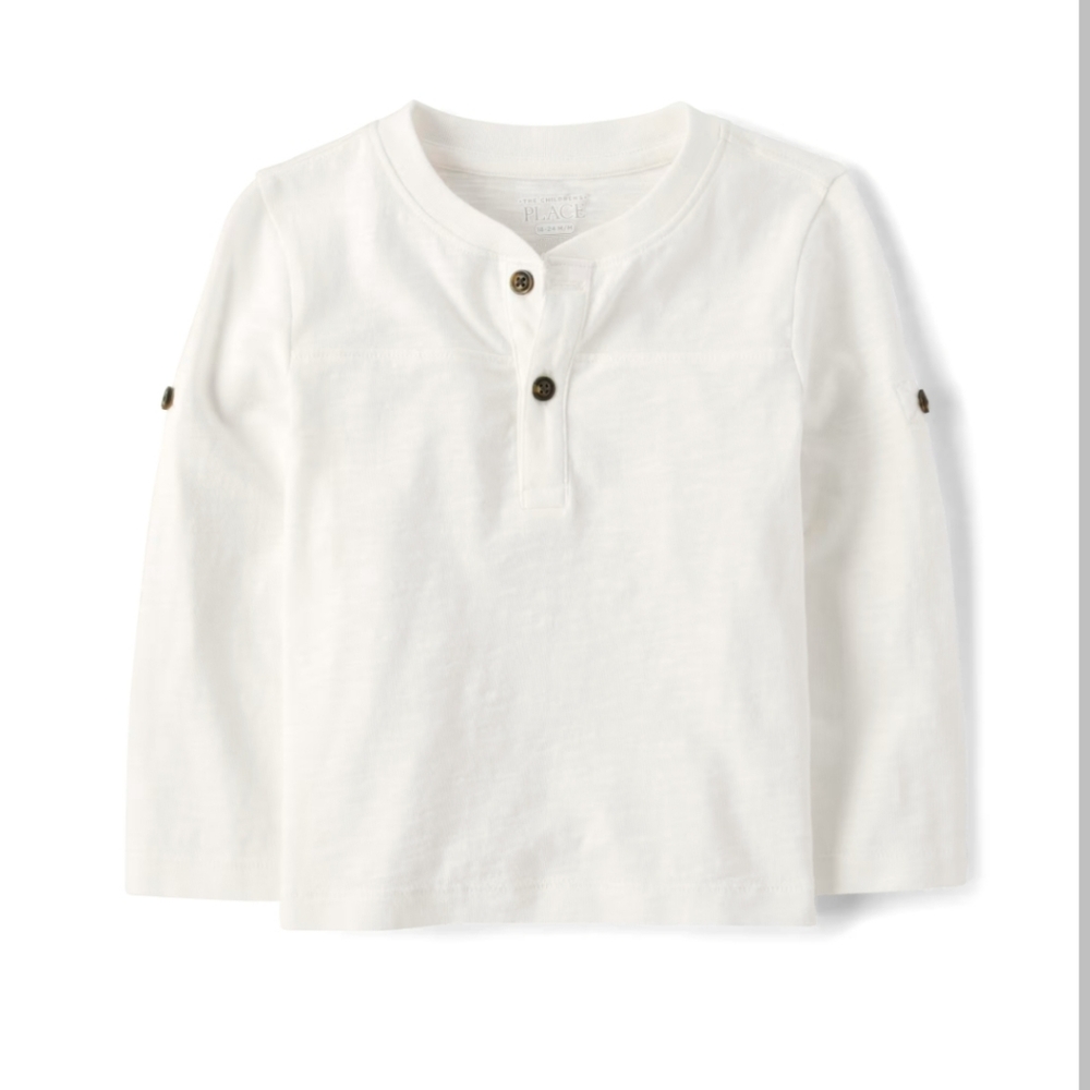 3/$15- NWT Childrens Place Button Henley